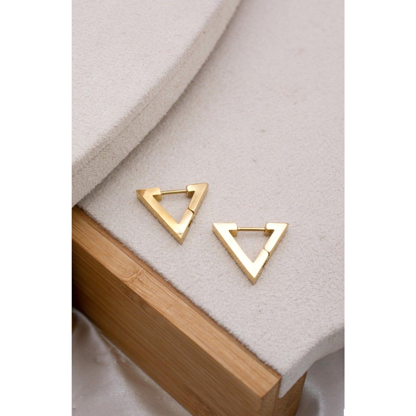 Triangle Hoops Earings